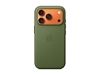 Изображение Etui z tkaniny TechWoven z MagSafe do iPhonea 17 Pro - zielone