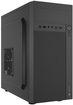 Attēls no EUROCASE skí ML M6-590B, Mini Tower, 1xUSB-C, 2x USB 3.0, 2x audio, erná