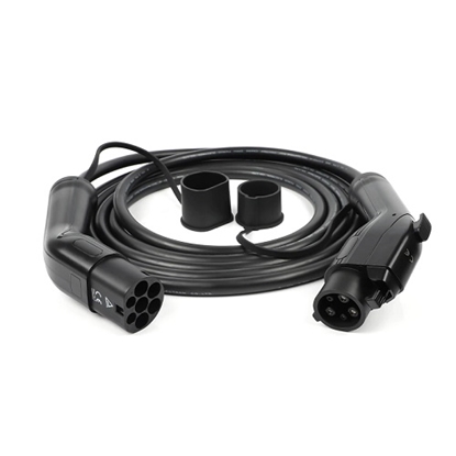 Изображение EV Charging Cable Type 1 (Female) - Type 2 (Male), 32A, 7.2kW, 1-phase, 5m