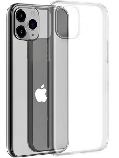 Picture of Evelatus Apple Apple iPhone 12 Mini Clear Silicone Case 1.5mm TPU Transparent