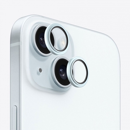 Attēls no Evelatus Apple iPhone 15 Camera Lens Protector Armor Blue