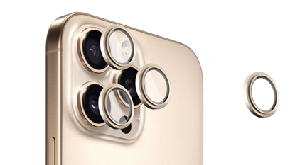 Изображение Evelatus Apple iPhone 16 Pro / 16 Pro Max Camera Lens Protector Armor Desert Titanium
