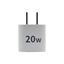 Attēls no Evelatus Evelatus QuickVolt Adapter 20W USA/CN White
