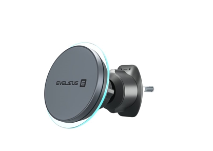 Изображение Evelatus MagSafe Qi wireless charging magnet air vent mount (for Car air vent) Black