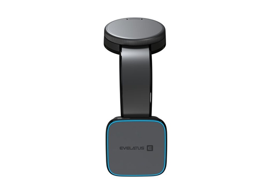 Изображение Evelatus MagSafe Qi wireless charging magnetic bendable 360 Swivel suction cup mount (for Car dashboard/Car windscreen) Black