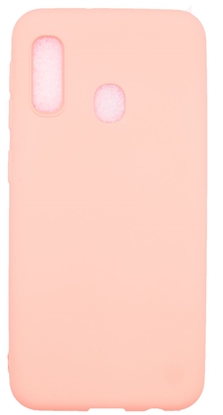 Attēls no Evelatus Samsung A20e Soft Touch Silicone Case with Strap Pink