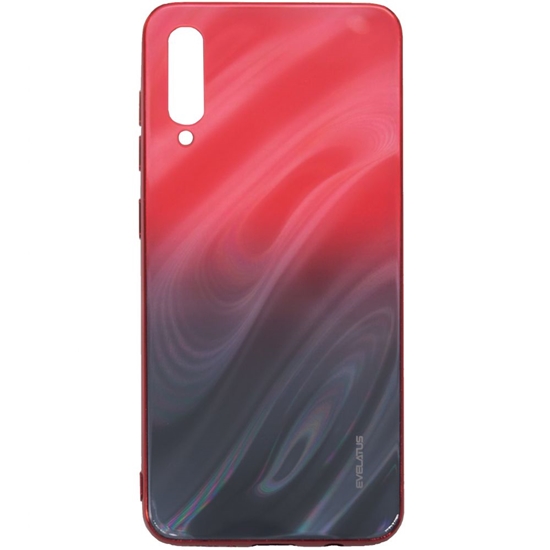 Изображение Evelatus Samsung Galaxy A50 Water Ripple Full Color Electroplating Tempered Glass Gradient Red-Black