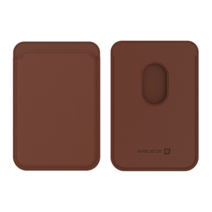 Изображение Evelatus Universal iPhone Genuine leather wallet with MagSafe Brown
