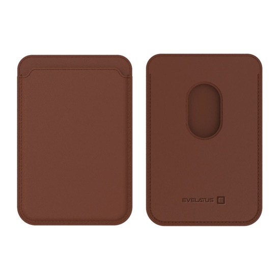 Picture of Evelatus Universal iPhone Genuine leather wallet with MagSafe Brown