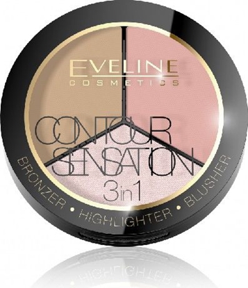 Изображение Eveline Zestaw do konturowania Contour Sensation 3w1 1 Pink Beige