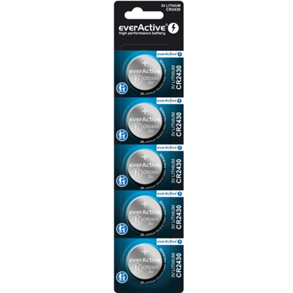 Picture of EverActive CR2430-5BB BLISTER PACK 5PCS.