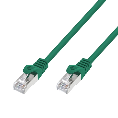 Attēls no Extralink Cat.7 S/FTP 1m 20G Green Patch Cord LAN  Copper Network Cable Twisted Pair
