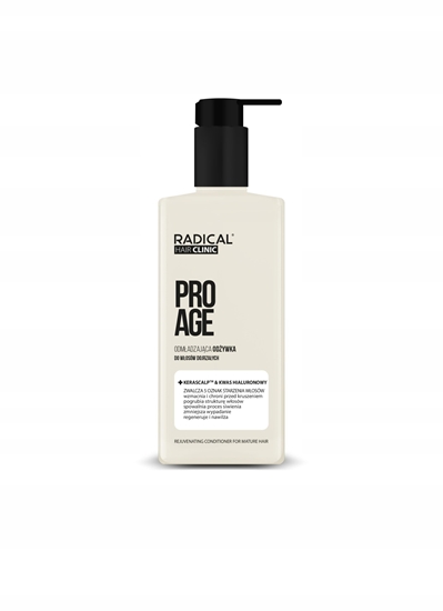 Изображение Farmona RADICAL HAIR CLINIC Pro Age Odywka odmadzajca do wosów dojrzaych Kerascalp & Kwas Hialuronowy 200 ml