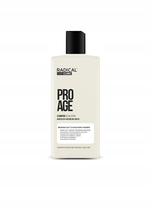 Attēls no Farmona RADICAL HAIR CLINIC Pro Age Szampon do wosów dojrzaych i naturalnie siwych Kerascalp & Fioletowy pigment 300 ml
