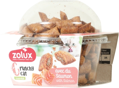 Изображение Felix ZOLUX Ciasteczka dla kotów CRUNCHY CAT z ososiem 80g