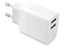 Picture of Fixed | Dual USB Travel Charger 17W and USB/USB-C Cable | FIXC17N-2UC-WH | N/A