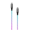 Picture of Fixed | Glowing Charging Cable USB-C/USB-C, PD support, Rainbow | FIXDLED-CC-RA