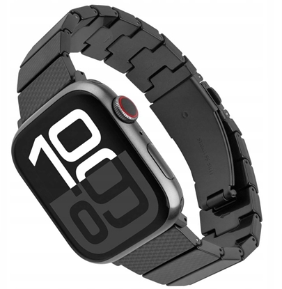 Picture of Fixed | Resin Strap for Apple Watch 44/45/46/49mm | Carbon Black | Epoxy resin