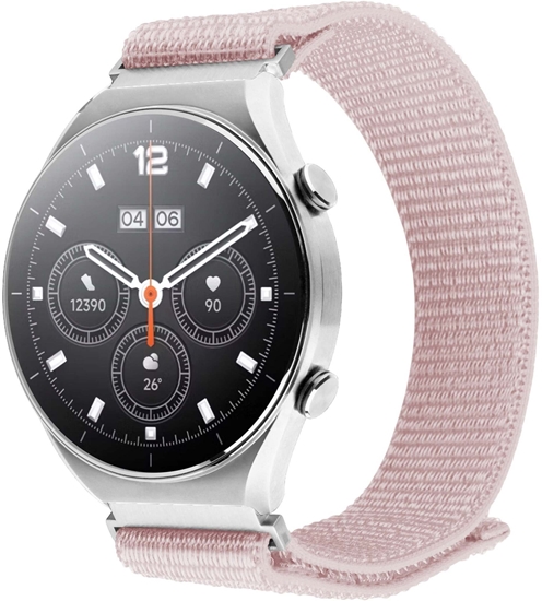 Изображение Fixed Nylonowy pasek Sporty Strap z szybkim zwolnieniem 18 mm do smartwatcha, róowo-zoty