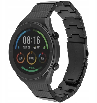 Picture of Fixed Pasek z ywicy Resin Pasek z szybkim zapiciem 20 mm do smartwatcha, Carbon Black