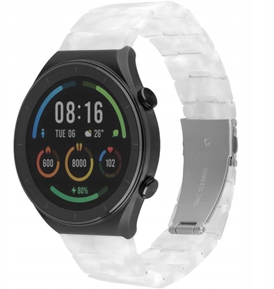 Изображение Fixed Pasek z ywicy Resin Pasek z szybkim zapiciem 22 mm do smartwatcha, Cloud White