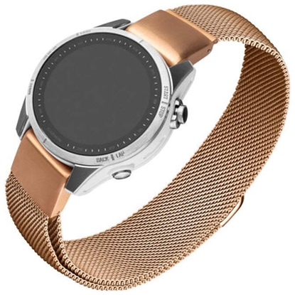Изображение Fixed Pasek ze stali nierdzewnej do Garmin QuickFit 20 mm róowe zoto