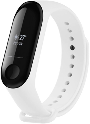 Picture of Fixed Silikonowy pasek do opaski Xiaomi Mi Band 3/4 biay