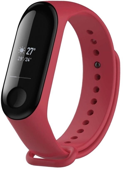 Picture of Fixed Silikonowy pasek do opaski Xiaomi Mi Band 3/4 róowy