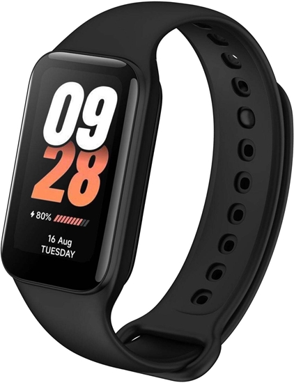 Изображение Fixed Silikonowy pasek do opaski Xiaomi Smart Band 8 Active/9 Active, czarny