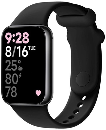 Picture of Fixed Silikonowy pasek Silicone Strap pro Xiaomi Redmi Watch 5/4 Smart Band 9 Pro/8 Pro czarny
