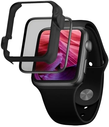 Picture of Fixed Szko hartowane ochronne 3D Full-Cover pro Apple Watch 42mm z aplikatorem z klejeniem na cay wywietlacz czarny