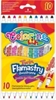 Изображение Flomasteri COLORINO divpusīgi, 10 krāsas