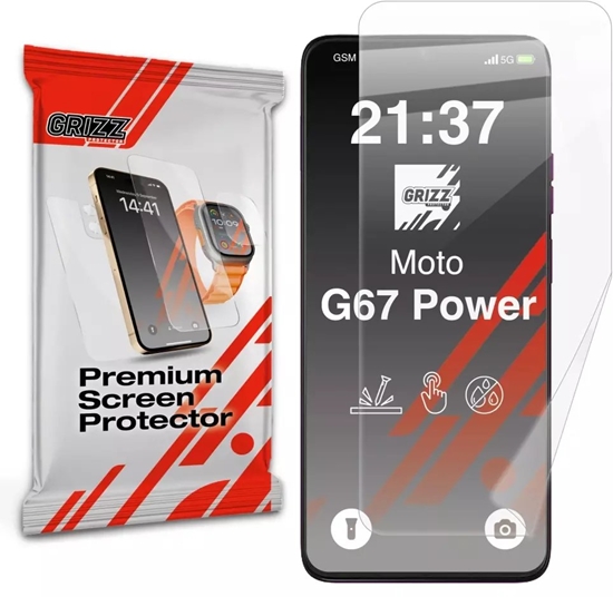 Изображение Folia ceramiczna GrizzGlass CeramicFilm do Motorola Moto G67 Power 5G