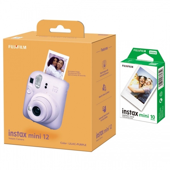 Picture of Fujifilm | Instax Mini 12 Camera + Instax Mini Glossy (10pl) | Lilac Purple | 800