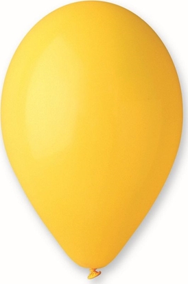 Изображение Gemar Balony pastelowe Ciemnoóte, G110, 30 cm, 100 szt.