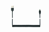 Picture of Gembird Spiral Cable USB Male - Apple Lightning Male 1.5m Black