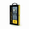 Picture of Gembird USB Male - Micro USB Male Premium cotton braided 1m Space Grey/White