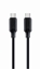 Attēls no Gembird USB Type-C Male - USB Type-C Male 100W 1.5m Black