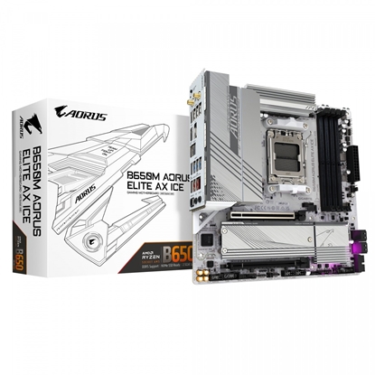 Изображение GIGABYTE B650M A ELITE AX ICE AM5