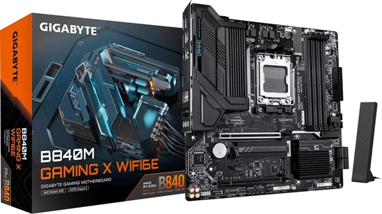 Изображение GIGABYTE B840M GAMING X WF6E AM5 MB