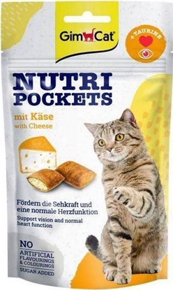 Изображение GIM CAT Nutri Pockets 60g Ser+Tauryna