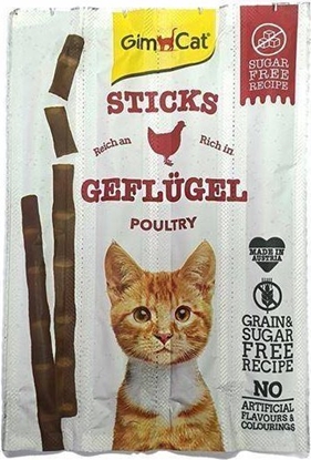 Изображение GIM CAT STICKS 20g DRÓB 4szt. /24