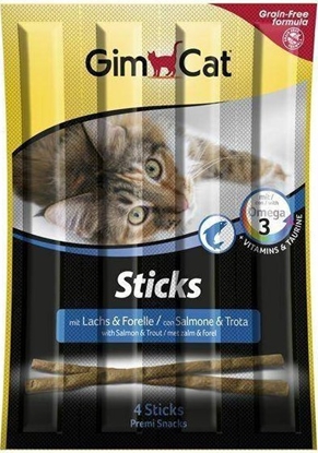 Изображение GIM CAT STICKS 20g OSO&PSTRG 4szt. /24