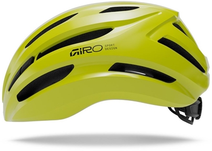Изображение Giro Kask szosowy GIRO ISODE II gloss hi viz yellow roz. Uniwersalny (54-61 cm)