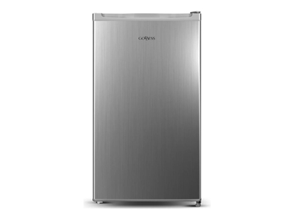 Изображение Goddess Refrigerator | GODRSE085GS8SSE | Energy efficiency class E | Free standing | Larder | Height 85 cm | Fridge net capacity 90 L | 39 dB | Silver