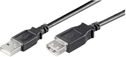 Изображение Goobay USB2.0 HS Extension Cable. M/F. Black. 5.0m Array