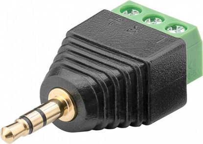 Picture of Goobay Wtyk jack 3,5mm 3-pinowy, stereo mocowanie rubowe (76745)