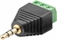 Attēls no Goobay Wtyk jack 3,5mm 3-pinowy, stereo mocowanie rubowe (76745)