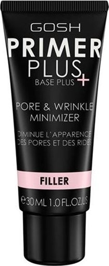 Изображение Gosh Primer Plus Base Plus+ Pore&Wrinkle Minimizer baza zmniejszajca widoczno zmarszczek i porów 006 Filler 30ml