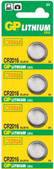 Picture of GP Bateria Cell CR2016 90mAh 4 szt.